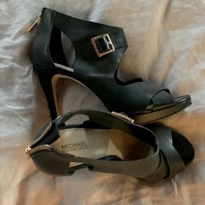 Michael Kors high black sexy heels 8.5w